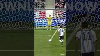 France vs Argentina Penalty Shooter #francefootball #argentinafootball #argentinavsfrance #shorts