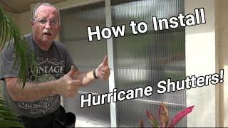 DIY  - Hurricane Shutter Install