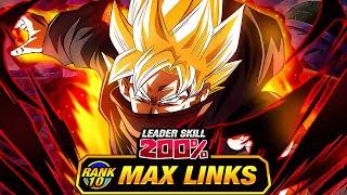 NOT GOOD! UNLESS YOU LIKE GAME OVERS! LEVEL 10 LINKS 100% WARRIOR IN BLACK! (DBZ: Dokkan Battle)