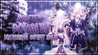 Making winter royalty matching outfits || Royale High outfit ideas || FaeryStellar