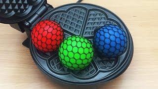 EXPERIMENT WAFFLE IRON vs Anti Stress Balls