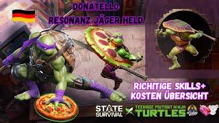 STATE OF SURVIVAL x TMNT: RESONANZHELD - DONATELLO - SKILLS & KOSTEN