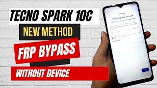 TECNO Spark 10C (KI5k) Frp Bypass  Frp Remove With One Click New Method Without Device New Trick
