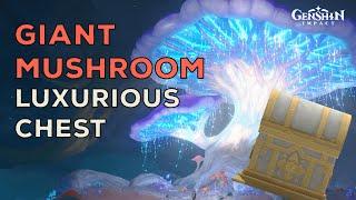 How to get Luxurious Chest on top of Giant Mushroom || Chasm Underground Mines || Genshin Impact