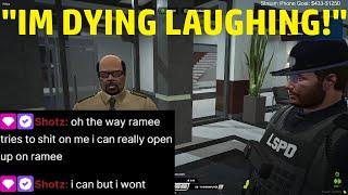 "Shotz" Meets Conan Clarkson at MRPD and Can't Stop Laughing! (w/Shotz in Chat) | Prodigy RP 2.6
