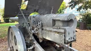 RARE   Two of Four Remaining 135mm German WWI Kanone 09 Guns in Guernsey