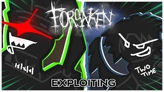 FORSAKEN: WINNING AGAINST AN EXPLOITER IN LAST MAN STANDING (roblox)