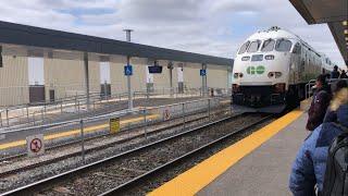 Go Train from Brampton to Yorkdale Ontario 