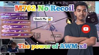 LeOn Gaming || The power of AWM x8 || M762 no recoil??