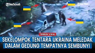 [FULL] Gedung Tempat Menetap, Senjata dan Kendaraan Tentara Ukraina Kena Serangan Brutal