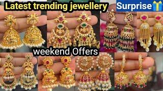 Big Surprise  #trending earrings collection #onegramgoldjewellery #czjewellery #wholesalejewellery