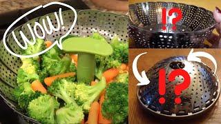 ? How To Use A Stainless Steel folding vegetable steamer basket