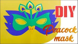 peacock mask making | peacock mask for kids | mask making