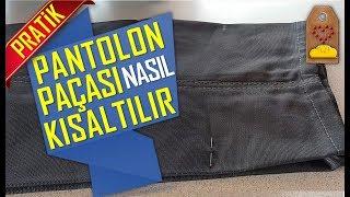 PANTOLON PAÇASI KISALTMA NASIL YAPILIR? - TROUSER PANEL FOLDING | Dikiş Hocam