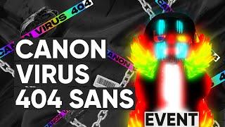 Roblox | Undertale Multiverse Battles | Canon Virus 404 Sans