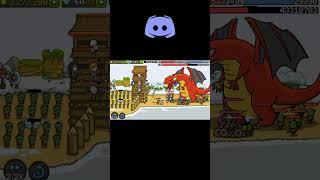 Killing Sin Dragon (Only Archer) #shorts #towerdefense #growcastle