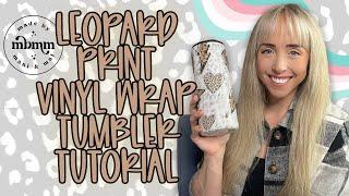 Full Vinyl Wrap Tumbler Tutorial