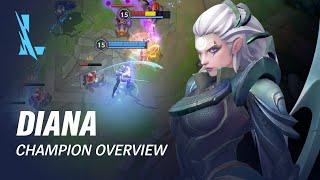 Diana Champion Overview | Gameplay - League of Legends: Wild Rift