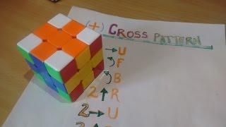 Learn "Cross Pattern" In Rubik's cube In HINDI/सीखें "Cross Pattern" हिन्दी में।