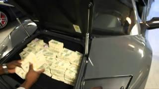 50 Cent Puts $2 Million Cash In A Lamborghini Murcielago!