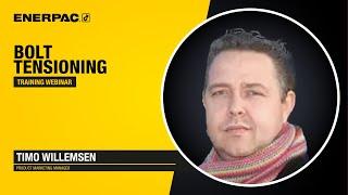 Understanding Bolt Tensioning - Training Webinar | Hydraulic Tensioners | Enerpac Academy