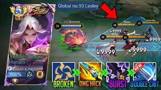 TOP GLOBAL HANABI BEST BURST DAMAGE HACK BUILD FOR 2024!! 100% BROKEN! (MUST TRY) - MOBILE LEGENDS!