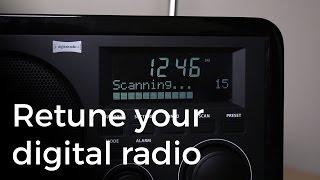 Retune your DAB digital radio for new stations