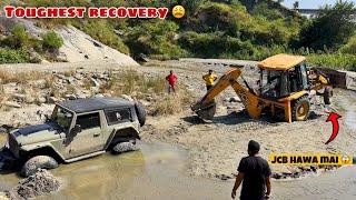 Even JCB failed to recover this Modified Thar | 5 recovery attempts failed