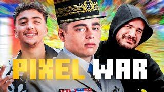  LA GUERRE DES PIXELS ! - (ft. Squeezie, Inoxtag, Amine, Locklear...)