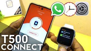 How to connect t500 smartwatch with android | Hiwatch App Connect