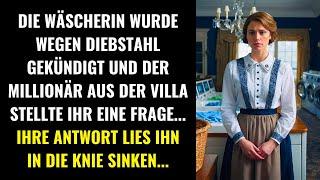 DIE WÄSCHERIN WURDE WEGEN DIEBSTAHL GEKÜNDIGT, ABER IHRE ANTWORT BRAchte DEN MILLIONÄR IN DIE KNIE..