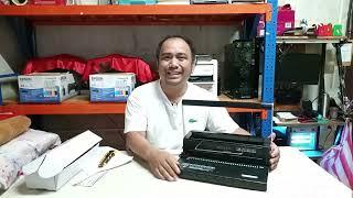 WIRE BINDING MACHINE W12M UNBOXING | EJ BASAS