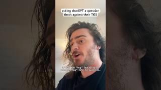 asking chatgpt a question that’s against their terms of service #shorts #comedy #funny