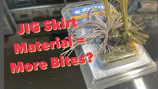 Best JIG Skirt for Winter Bass Fishing | Tackle Prep Tip | #bassfishing #jigfishing