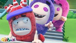 Hypnotized | 1 Hour of ODDBODS | Moonbug No Dialogue Comedy Cartoons for Kids