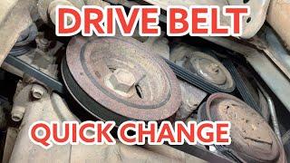 How to change Drive belt .Nissan Note Petrol. Tutorial