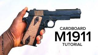 Cardboard M1911 Pistol Full Tutorial