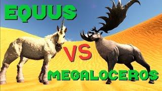 Equus VS Megaloceros || ARK: Survival Evolved