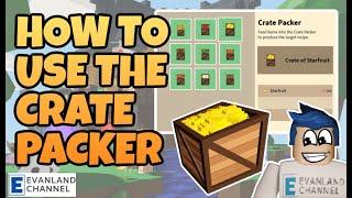 HOW TO USE THE CRATE PACKER IN ROBLOX ISLANDS NEW UPDATE || RABBITS & CROP CRATES UPDATE