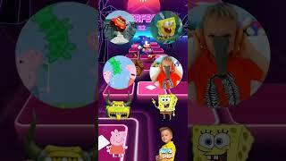 Pixar Car vs Spongebob vs Peppa Pig vs Vlad And Nikki X Coffin Dance Tiles Hop 46