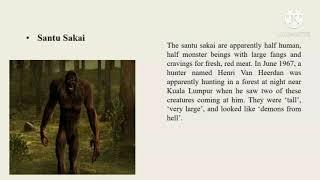 Asian folklore Creatures ( ENG 115 MYTHOLOGY AND FOLKLORE)