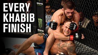 EVERY Khabib Nurmagomedov Finish 