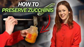 How to preserve zucchinis for over a YEAR?!