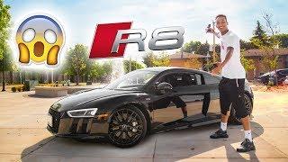 The BRAND NEW 2018 Audi R8 V10 PLUS Review!! From A Tall Guys Perspective..