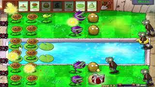 "Plants vs Zombies - Level [Pool 3-2] | "PanzPlays2099" Gameplay"