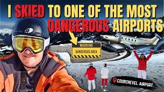 I SKIED to Europe’s Most DANGEROUS Airport! (Courchevel Airport) ️️