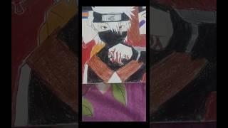 Drawing Kakashi, Obito and Rin #drawing #art #naruto #chandan Mehta arts#viral #shorts