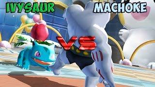 Pokemon battle revolution - Ivysaur vs Machoke