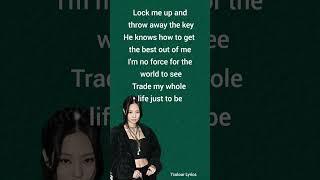 One of the girls lyrics #jennie #weekend #blackpink #lyrics #shorts #lilyrose #trending #kpop #song