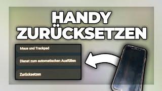 Handy zurücksetzen auf Werkseinstellung - Android Tutorial